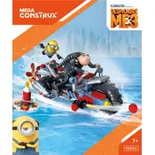 Mega Construx Mattel Despicable Me 3 Water Motorbike FDX82 Construction Set manual cover