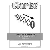 Clarke 1801877 CHT877 Lazy Tongs Rivet Gun manual cover