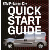 Ram Promaster City 2021 Van manual cover