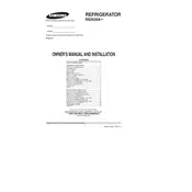 Samsung RS2630A Refrigerator manual cover