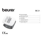 Beurer BC 21 Blood Pressure Monitor manual cover