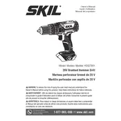 Skil HD5278B-11 Drill manual cover