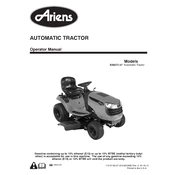 Ariens 936 Series 936073 Tractor manual cover