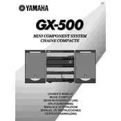 Yamaha GX-500 Mini Component System