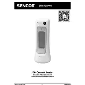 Sencor SHH 8019WH Heater manual cover