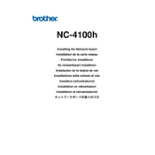 Brother NC-4100h manual cover