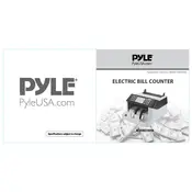 Pyle PRMC720 Bill Counter manual cover