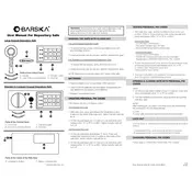 Barska AX11930 Safe manual cover