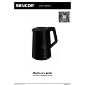 Sencor SWK 0590BK Kettle manual cover