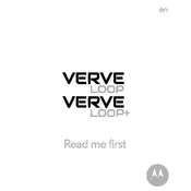 Uniden Motorola VERVE LOOP Earbuds manual cover