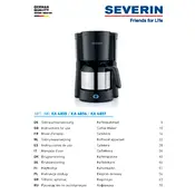 Severin KA 4835 Coffee Maker manual cover