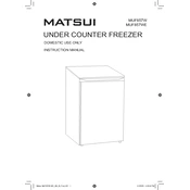 Matsui MUF857W manual cover