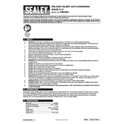 Sealey PWH601 Helmet manual cover