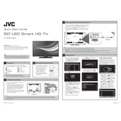 JVC LT-50C740 manual cover