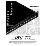 Peavey DPC 750 Converter manual cover