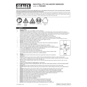 Sealey PEH3001 Heater manual cover