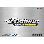 TVS Radeon Motorcycle manual cover