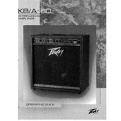 Peavey KB-A 60 Amplifier manual cover