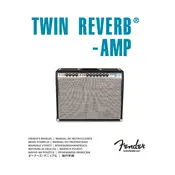 Fender 68 Custom Twin Reverb 2273000000 120V 60Hz Amplifier manual cover