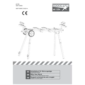 Woodstar MB 120V 3907103900 Saw Stand manual cover