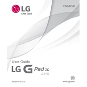 LG G Pad LG-V400 V400 White Tablet manual cover