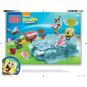 Mega Bloks Mattel Invisible Boatmobile Rescue CXM60 Construction Set manual cover