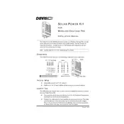 Davis 6610 Solar Power Kit manual cover