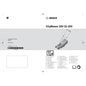 Bosch CityMower 18V-32-300 Lawnmower