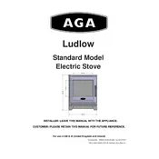 AGA Ludlow Electric Standard Stove manual cover