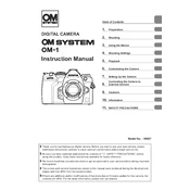 Olympus OM-1 IM027 manual cover