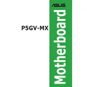 ASUS P5GV-MX Motherboard manual cover