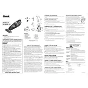 Shark SV780 14 Vacuum manual cover