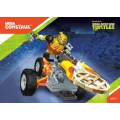 Mega Construx Mattel Mikey Stealth Tour Trike FFC54 Construction Set manual cover