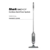 Shark VACMOP VM200 Mop manual cover