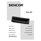 Sencor SLA 301 Laminator manual cover