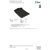 Wera 9437 Folding Pouch 88-1 Vario 11 Pouch manual cover