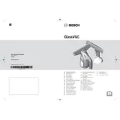 Bosch GlassVAC Vacuum manual cover