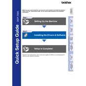 Brother DCP-7020 manual cover