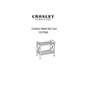 Crosley CO7390 Cart manual cover