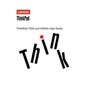 Lenovo ThinkPad T550 Laptop manual cover