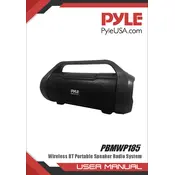 Pyle PBMWP185 Speaker System manual cover