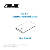 ASUS DL External HDD Storage manual cover