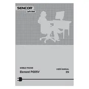 Sencor Element P005V Phone manual cover