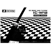 Icom IC-M12 Radio manual cover