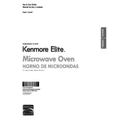 Kenmore 87583 721.8758 Microwave manual cover