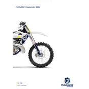 Husqvarna TC 250 2022 Motorcycle manual cover