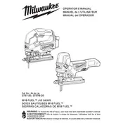 Milwaukee M18 Fuel 2737-20 Saw manual cover