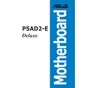 ASUS P5AD2-E Deluxe Motherboard manual cover