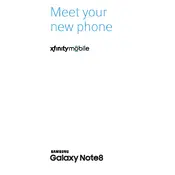 Samsung Galaxy Note 8 Xfinity Mobile SM-N950UZKACCT Phone manual cover