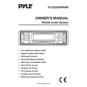 Pyle PLCD20XMRW CD Player manual cover